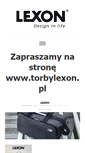 Mobile Screenshot of lexon-design.pl